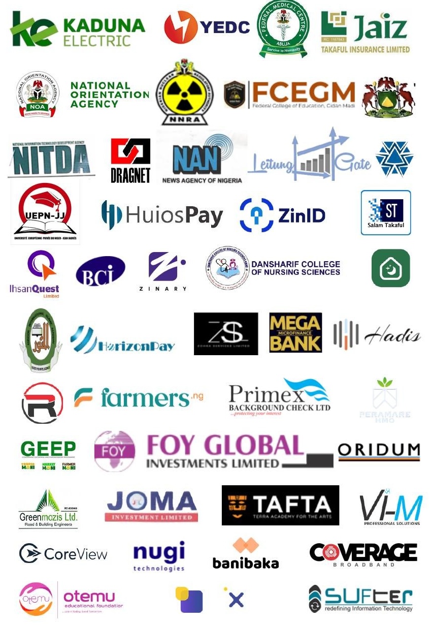 Client logos as presented in the Humans & Machines 2026 company profile